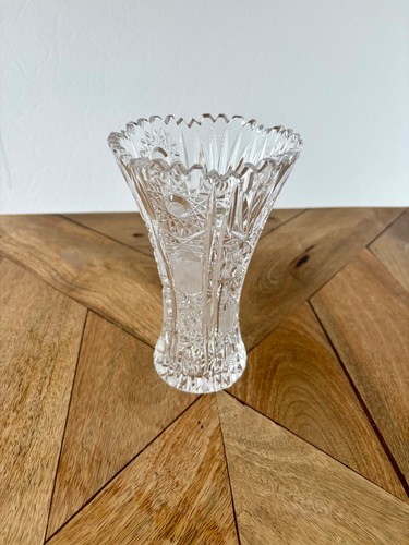 Bleikristall vase 20cm massiv - vase,