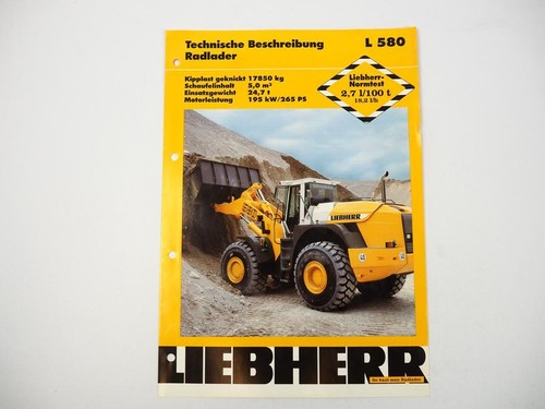 Prospekt liebherr l580 - prospekt,