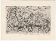 GABRIELE MEYER-DENNEWITZ: Neujahrsgraphik P. F. 1968