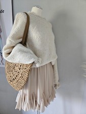 NEU Damen Einheitsgrössen Rüschen Rock Rüschenrock Falten Rock - 3Farben