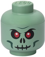 LEGO Mini-Aufbewahrungskopf STORAGE HEAD GREEN SKELETON 360 ml grün