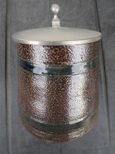 Bierkrug steingut mit - l,
