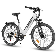 26 Zoll Damen E-City bike 500W 36V/15AH Elektrofahrrad mit korb 90KM E-Bike 7G