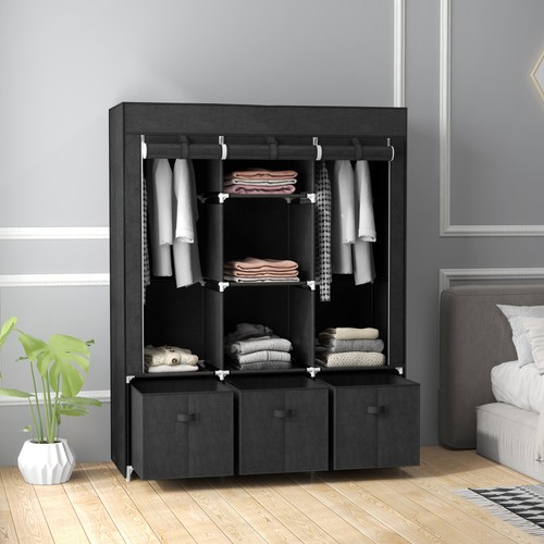 Homcom stoffschrank - homcom,