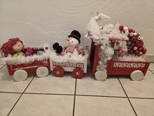 Deko zug eisenbahn - zug, weihnachten