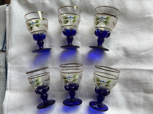 Likörglas bohemia emaille - likörglas,