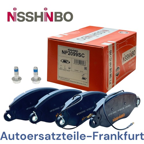 Nisshinbo bremsbeläge vorne - nisshinbo,
