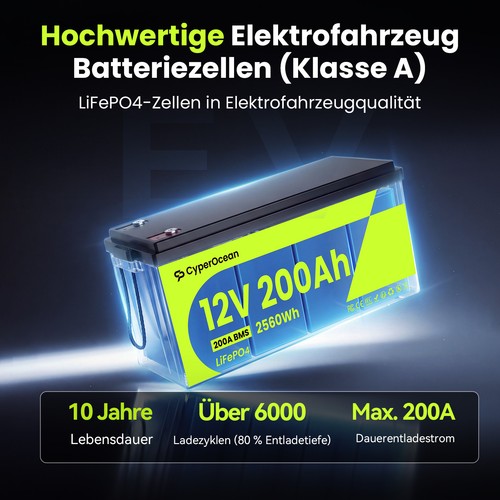 12v 200ah lifepo4 - 12v, lithium