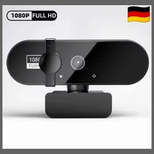 Webcam 1080P Full HD Webkamera USB mit Mikrofon für PC Laptop Desktop Plug Play✓