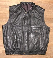 Herren- LEDERWESTE / Outdoor-