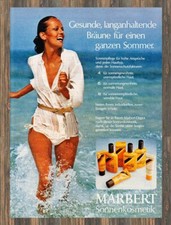 Marbert Kosmetik - Reklame Werbeanzeige Original-Werbung 1978