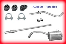 Auspuffanlage Abgasanlage für Fiat Panda II 1.1 & 1.2 (Typ 169) ab Bj. 09/03+Kit