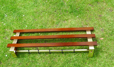 schöne Vintage Teak Garderobe