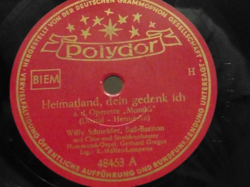 Willy schneider 1951 schellack - 1951,