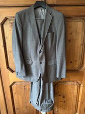 HUGO BOSS Herren Anzug grau Business Gr. 52 2-Reiher