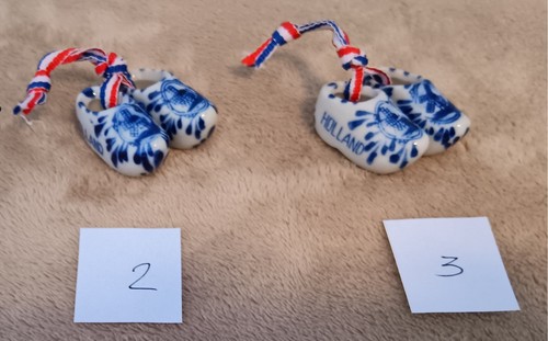 Anhänger deko schuhe keramik - anhänger,