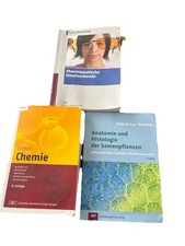 PTA/Pharmaziestudium Bücherset  Pharmaz. Gesetzeskunde, Chemie
