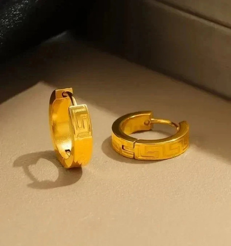 24mm edelstahl creolen - creolen, 18k