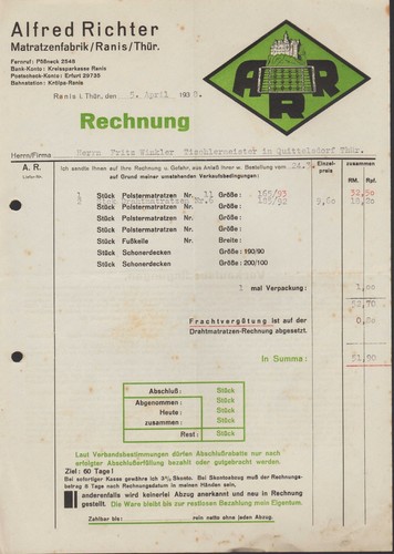 Ranis thür x rechnung - 2,