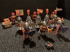 11 Kreuzritter Spanier Malteser 3 Armbrustschützen 4 Fahnen Spanien Conquistador