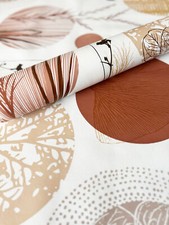 PVC Tischdecke HERBST BRAUN