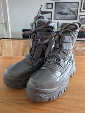Snowboots Silber Größe 40