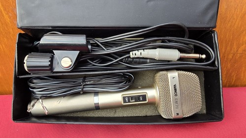 Vintage stereo mikrofon - vintage,