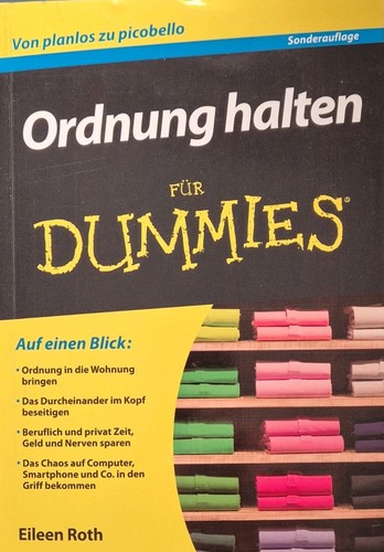 Ordnung halten für dummies - halten,