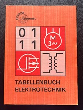 Praxis Tabellenbuch Elektrotechnik Europa Fachbuchreihe Lehrmittel
