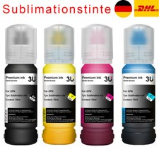 Sublimationstinte universell passend für alle Epson EcoTank Drucker mit Adapter