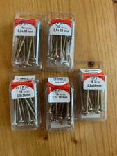 80 Stück Spanplattenschrauben Linsenkopf 3,5 x 35 mm OVP !