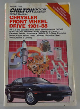 Reparaturanleitung Chevrolet Le Baron + New Yorker, Baujahr 1981 - 1988