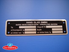 Typschild schild goggomobil - typschild,