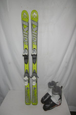 VÖLKL " RACETIGER " SKI JUNIOR ALLROUND CARVER 130 CM + SKISCHUHE GR.: 39 IM SET