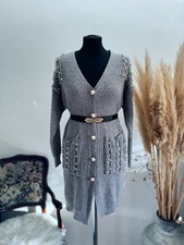 Pullover mit Knöpfen Strickjacke Damen mit Perlen Gr. M/L Neu mit Etikett