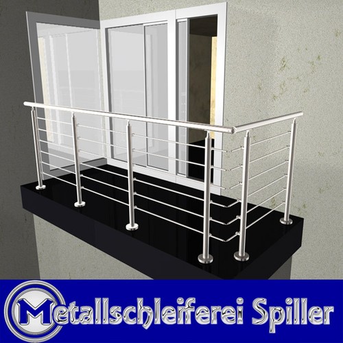 V2a edelstahl geländer balkon - edelstahl,