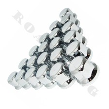 60 x 32 mm Radmutterkappen Chrom Radmutterabdeckung Radmutterschutz Kappe LKW