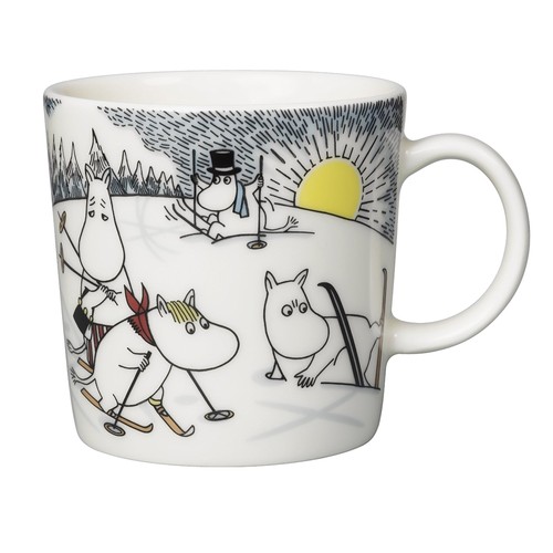 Arabia mumin becher skiing - -,