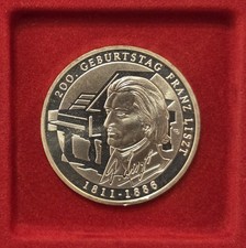 10 Euro Gedenkmünze - 200. Geburtstag Franz Liszt - 2011 G