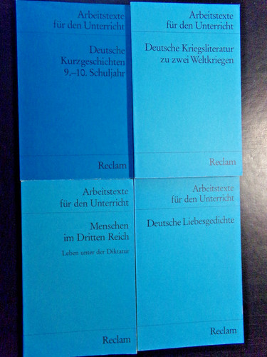 Reclam arbeitstexte für - -,
