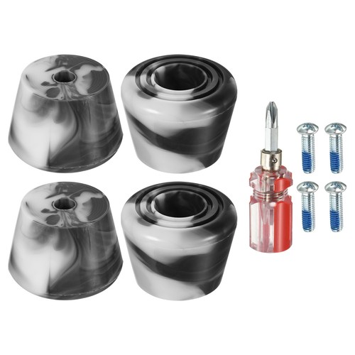 Roller skate toe stops with - toe,