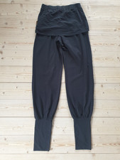 Guru * Yogahose mit Cacheur * extra lang * Fußwärmer * 95 % Bio-BW * schwarz *