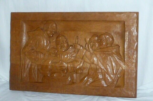 64cm große geschnitzte