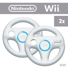 Zwei / 2x Wii Wheel (weiß) ORIGINAL Nintendo - Racing Lenkrad Controller Zubehör