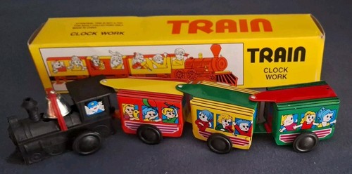 Nostalgischer blechzug mit - nostalgischer,