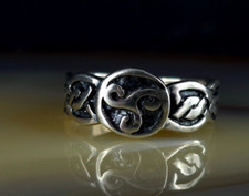 Ring Silber 925 Triskele 17,8