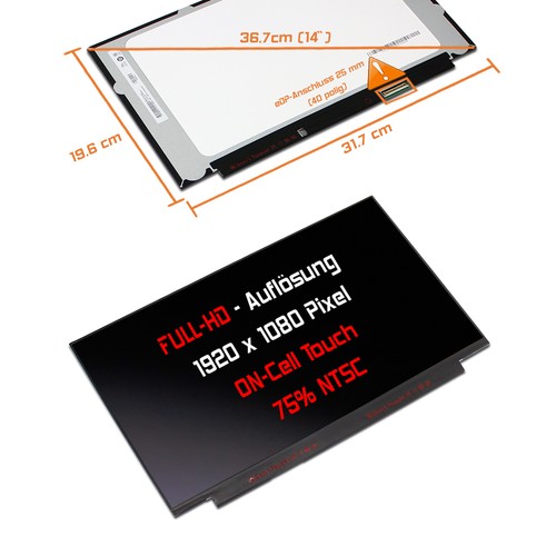 Display matt passend - 14",