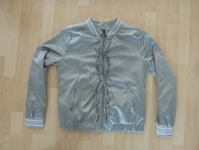 Blazer Jacket Tom Tailor grau mit silber T-Shirtstoff XL -  L 40 42 Blouson