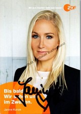 Original Autogramm Janine