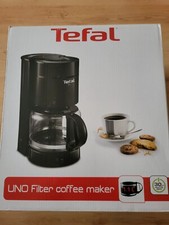 Kaffeemaschine Tefal Uno CM 121 Filter Kaffee 1,1 Liter Schwarz 800 W Neuwertig